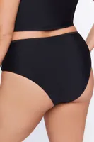 Women's Cheeky Bikini Bottoms in Black, 1X