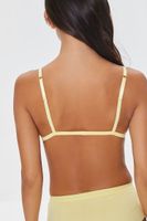 Women's Organically Grown Cotton Triangle Bralette in Mimosa Small