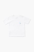 Kids Beach Graphic T-Shirt (Girls + Boys) White,