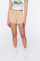 Women's Twill Curved-Hem Shorts