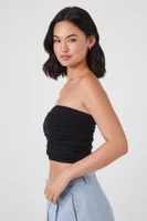 Women's Seamless Ruched Tube Top