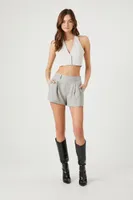 Women's Trouser Mid-Rise Shorts