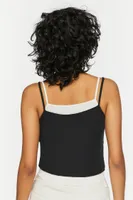 Women's Pointelle Cropped Combo Cami