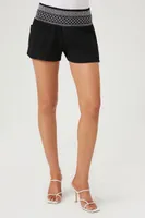 Women's Smocked Textured Shorts