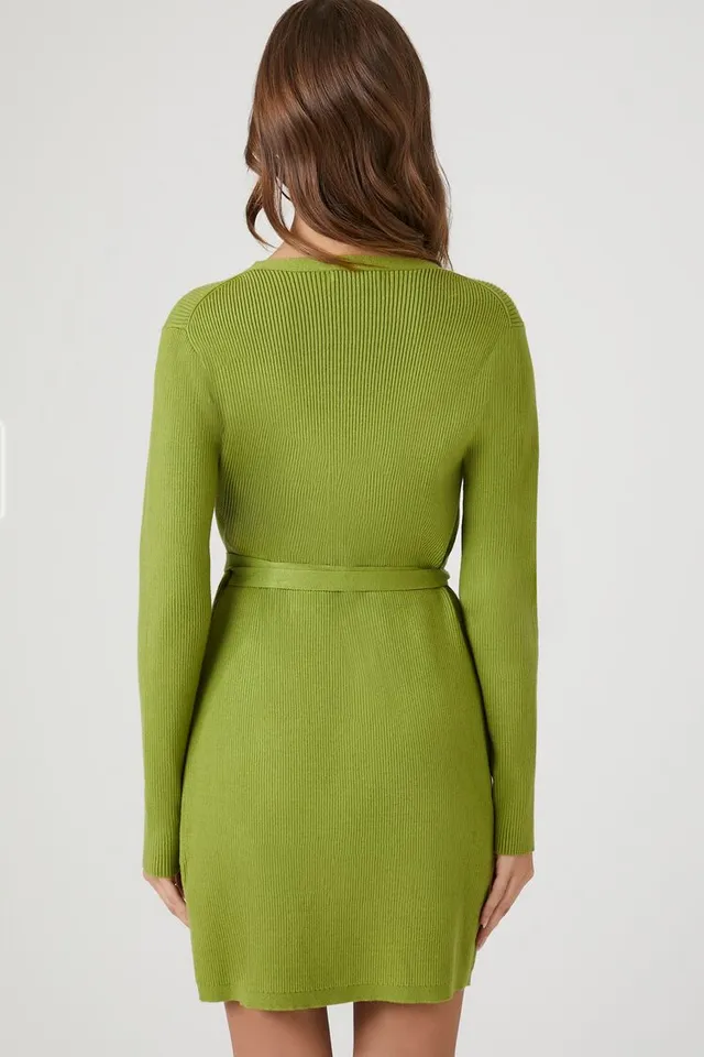 forever 21 green sweater dress Glitter Knit Maxi Sweater Dress