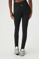 Women's Active Ski High-Rise Stirrup Leggings Black