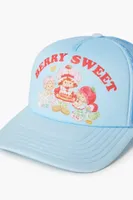 Strawberry Shortcake Trucker Hat in Light Blue