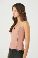 Women's Twill V-Wire Tube Top