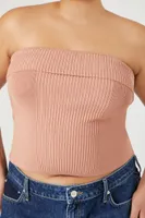 Women's Sweater-Knit Tube Top