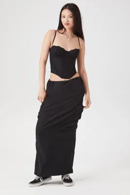 Women's Cargo Maxi Skirt XS