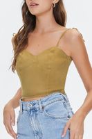 Women's Sweetheart Linen-Blend Cami