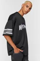 Men Mount Westmore Embroidered Varsity Tee Black