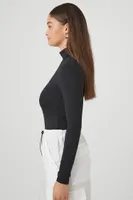 Women's Fitted Mock Neck Bodysuit