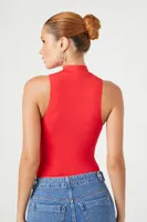 Women's Seamless Tank Top in Fiery Red Medium