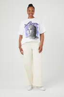 Women's Lizzo Graphic T-Shirt in White, 0X