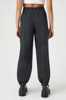 Women's Nylon-Blend High-Rise Joggers