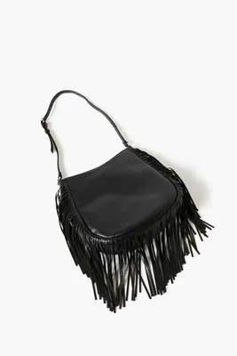 Women's Faux Leather Fringe Handbag