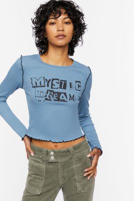 Women's Mystic Dream Long-Sleeve T-Shirt in Colony Blue Small