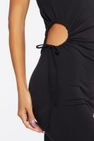 Women's Racerback Tank Dress in Black Medium