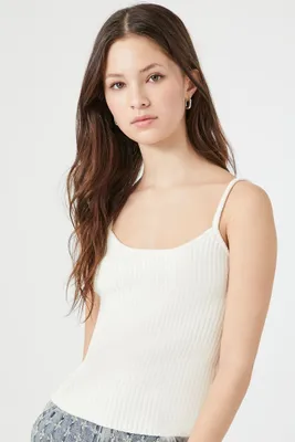 Women's Ribbed Sweater-Knit Cami
