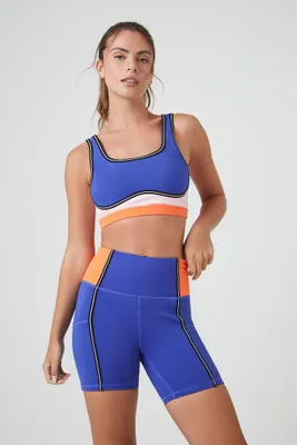 Women's Active Colorblock Sculpt Biker Shorts