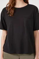 Women's Relaxed Raw-Cut Pocket T-Shirt