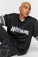 Men Mount Westmore Embroidered Varsity Tee Black