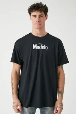 Men Cerveza Modelo Graphic Tee in Black Small