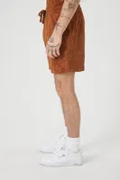 Men Paisley Print Drawstring Shorts