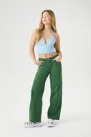 Women's Cropped Halter Top XL