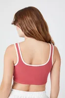 Women's Embroidered Athletics Dept Bralette Red