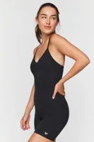 Women's Active Cami Romper in Black