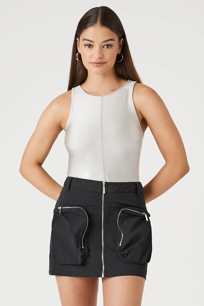 Women's Cargo Mini Skirt