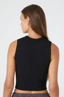 Women's Sweater-Knit Cropped Tank Top