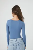 Women's Seamless Long-Sleeve Bodysuit