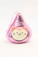 Anirollz Plush Blanket Toy Kisses Kittiroll in Pink