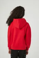 Girls NYC Graphic Hoodie (Kids) in Red, 9/10