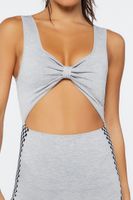 Women's Active Checkered Seamless Romper