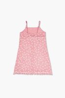 Girls Daisy Print Cami Dress (Kids) in Pink/White, 13/14