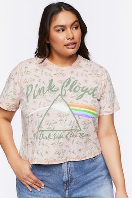 Women's Pink Floyd Graphic T-Shirt in Pink, 1X