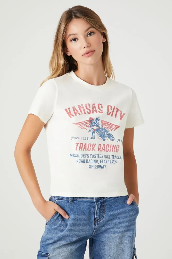 Women's Kansas City Track Racing Graphic T-Shirt