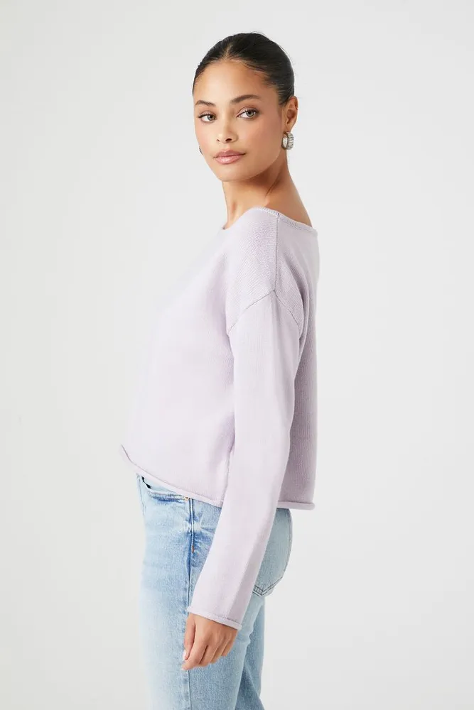 Women's Drop-Sleeve Boat Neck Sweater