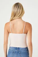 Women's Sweetheart Cropped Cami XL