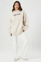 Women's Fleece New York Hoodie Birch