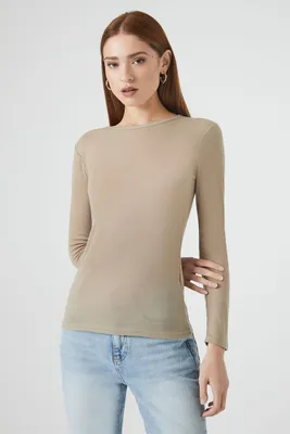 Women's Fitted Long-Sleeve Top