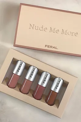 Feral Cosmetics Nude Me More - Mini Liquid Matte Lipstick Collection