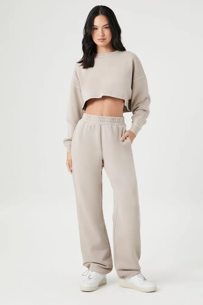 Women's French Terry Sweatpants in Goat, XL