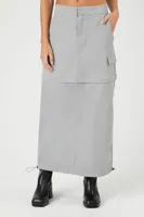 Women's Toggle Cargo Maxi Skirt