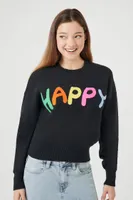 Women's Happy Graphic Sweater