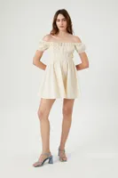 Women's Off-the-Shoulder Mini Dress Large